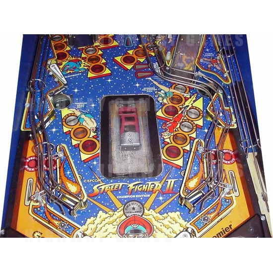 Street Fighter 2 Pinball (1993) - Lower Playfield