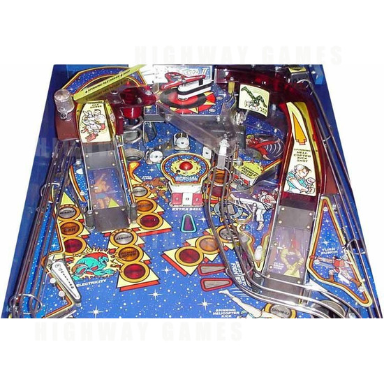 Street Fighter 2 Pinball (1993) - Upper Playfield