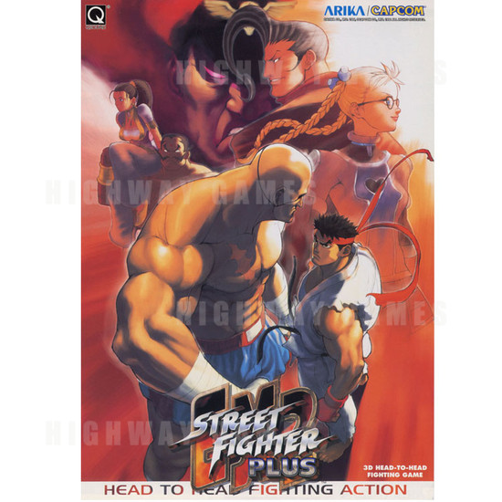 Street Fighter EX2 Plus - Brochure Front