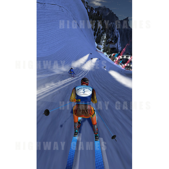 Super Alpine Racer Arcade Machine - Screenshot 3