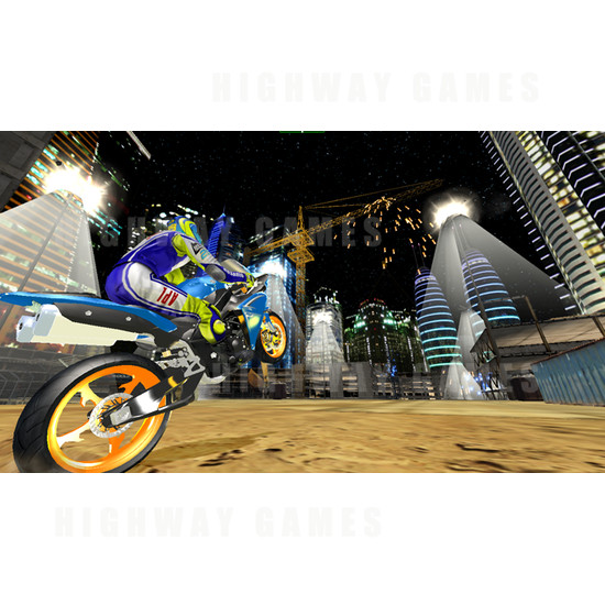 Super Bikes 2 Arcade Machine - Screenshot