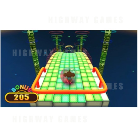 Super Monkey Ball Ticket Blitz Arcade Machine - Screenshot