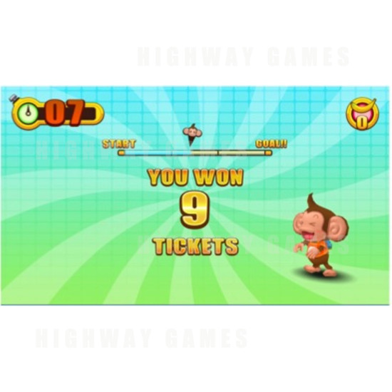 Super Monkey Ball Ticket Blitz Arcade Machine - Screenshot