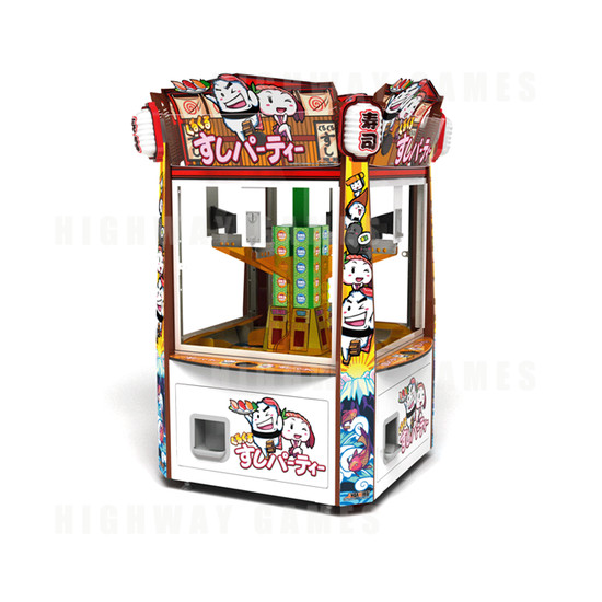 Sushi Party Arcade Medal Machine - Angle