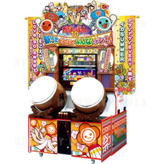 Taiko no Tatsujin 10 Arcade Machine - Taiko no Tatsujin 10 Arcade Machine