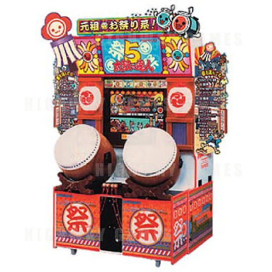 Taiko no Tatsujin 5 Arcade Machine - Taiko no Tatsujin 5 Arcade Machine