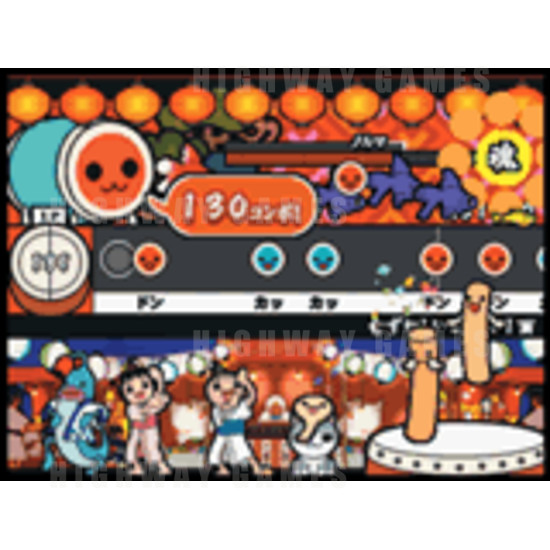 Taiko no Tatsujin 6 Arcade Machine - Taiko no Tatsujin 6 Arcade Machine Screenshot
