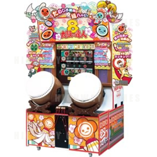 Taiko no Tatsujin 8 Arcade Machine - Taiko no Tatsujin 8 Arcade Machine