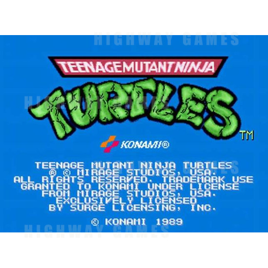 Teenage Mutant Ninja Turtle - Title Screen 44KB JPG