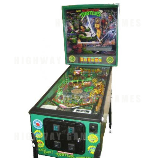 Teenage Mutant Ninja Turtles TMNT Pinball Machine - Cabinet