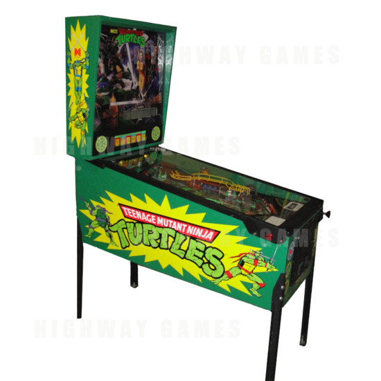 Teenage Mutant Ninja Turtles TMNT Pinball Machine - Cabinet Side