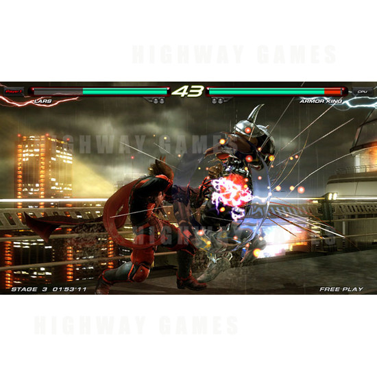 Tekken 6: Bloodline Rebellion Arcade Machine - Screenshot