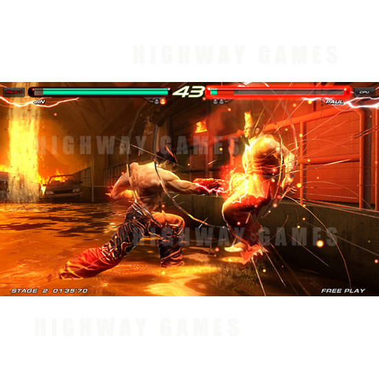 Tekken 6: Bloodline Rebellion Arcade Machine - Screenshot