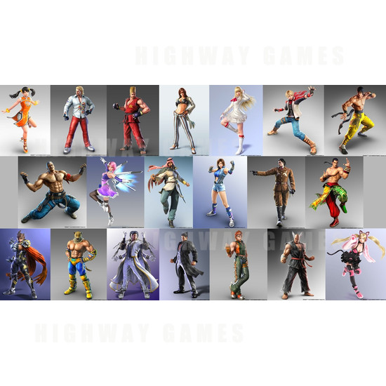 Tekken 7: Fated Retribution - Some of the Tekken 7 game characters