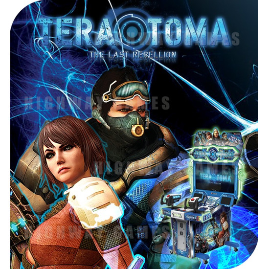TeraToma : The Last Rebellion Arcade Machine - TeraToma : The Last Rebellion Arcade Machine Flyer
