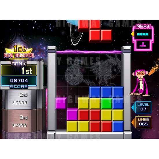 Tetris Giant - Score Attack 1 PLayer