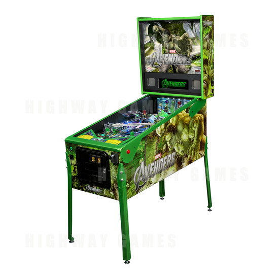 The Avengers Limited Edition (LE) Pinball Machine - Avengers Limited Edition Hulk Cabinet