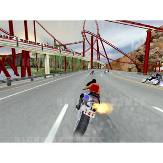 The Fast and the Furious: Super Bikes Arcade Machine - Screenshot