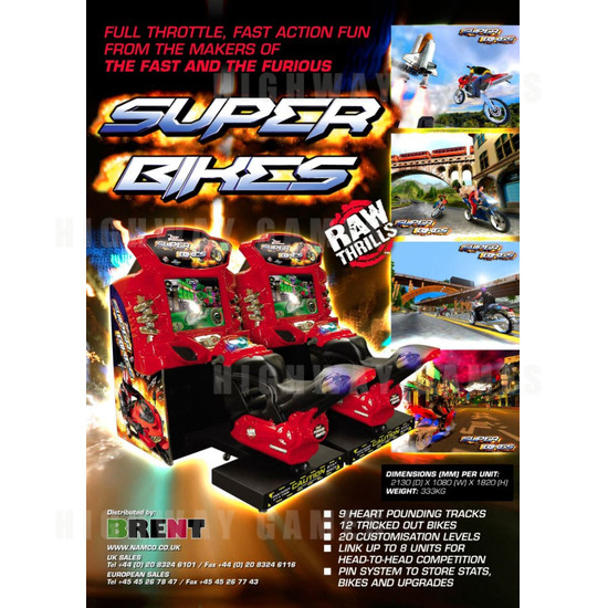 The Fast and the Furious Super Bikes Arcade Game For Sale