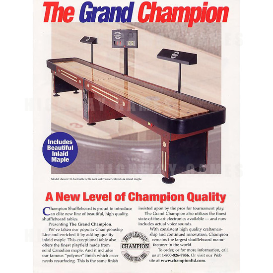 Grand Champion - Brochure Front