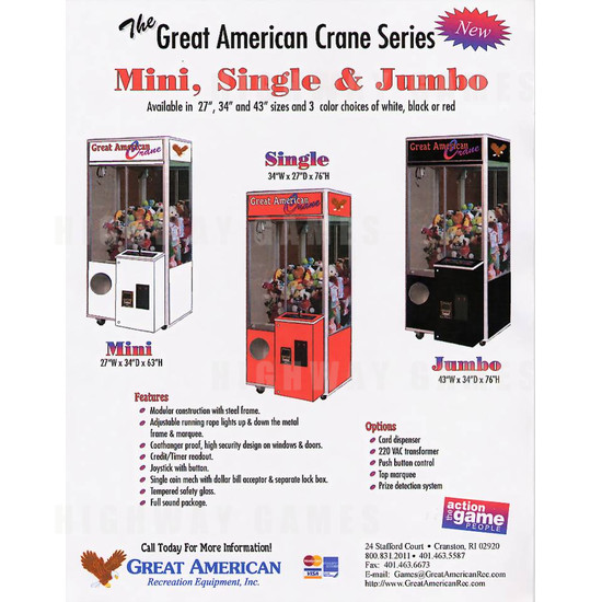 The Great American Crane Series - Brochure