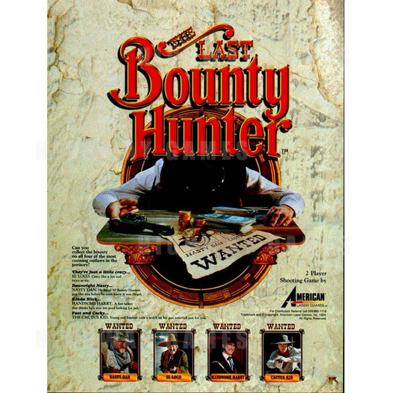 The Last Bounty Hunter - Brochure Front