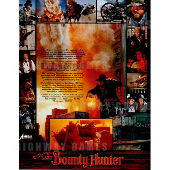 The Last Bounty Hunter - Brochure Back