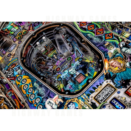 The Munsters Pinball Machine - Limited Edition - Munsters Limited Edition Lower Playfield 