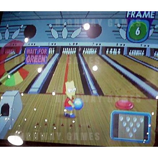 The Simpsons Bowling - Screenshot