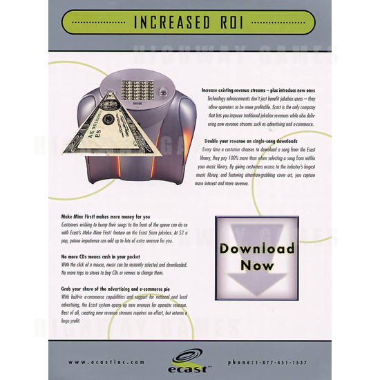 The Siren Jukebox - Ecast Brochure