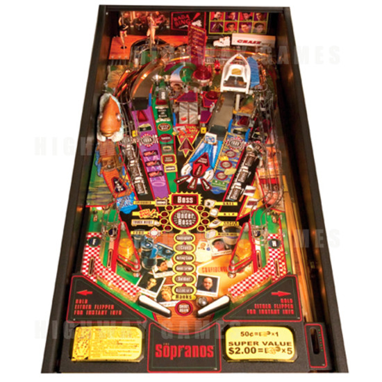 The Sopranos Pinball (2005) - Playfield