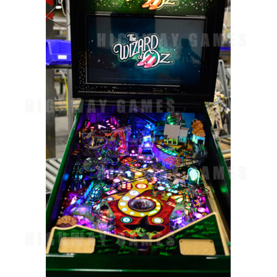 The Wizard of Oz Pinball Machine - Cabinet Front