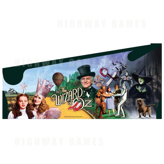 The Wizard of Oz Pinball Machine - Cabinet Art