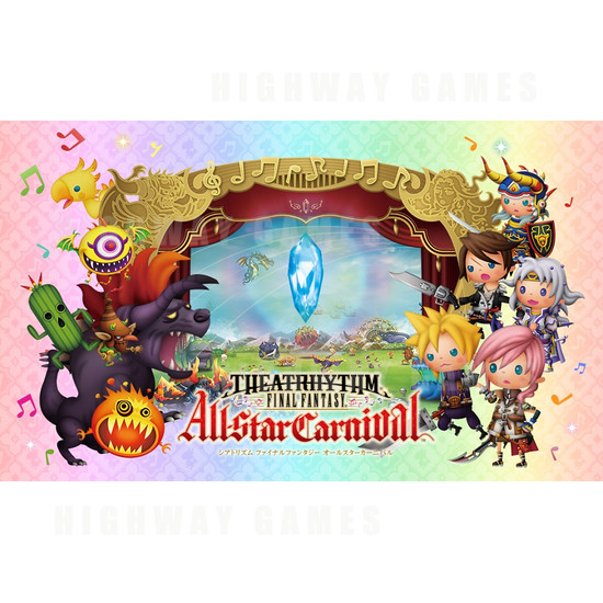 Theatrhythm Final Fantasy All-Star Carnival Arcade Machine - TheatRhythm Final Fantasy All-Star Carnival