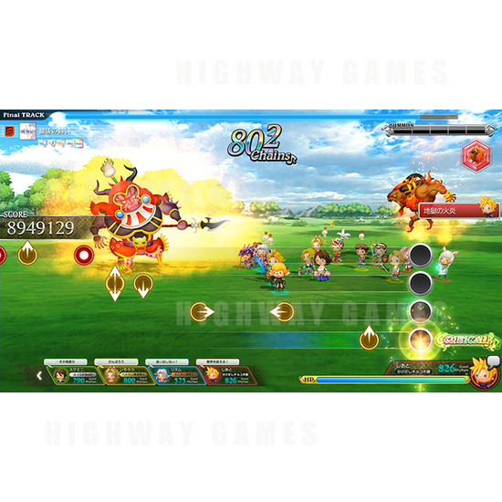 Theatrhythm Final Fantasy All-Star Carnival Arcade Machine - TheatRhythm Final Fantasy Gameplay