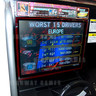 Thrill Drive 3 Arcade Machine - Left Screen