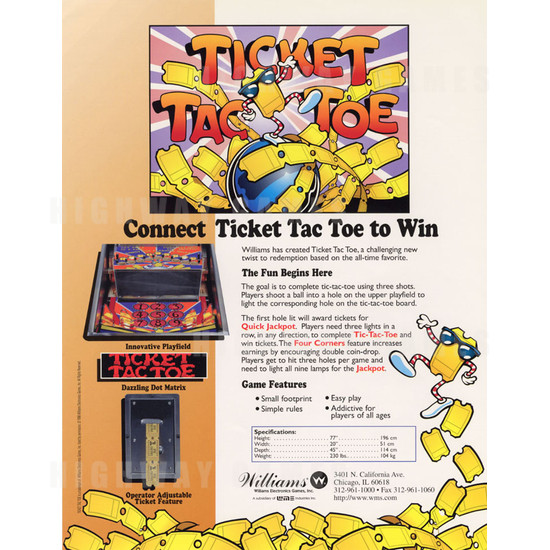 Ticket Tac Toe - Brochure