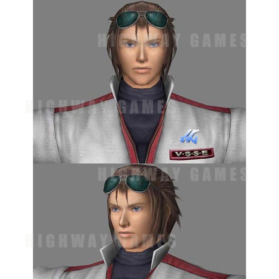 Time Crisis 3 DX Arcade Machine - Alan Character Design