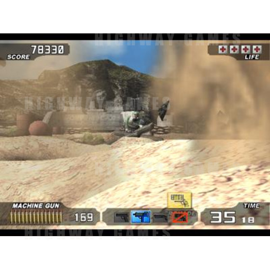 Time Crisis 3 DX Arcade Machine - Screenshot