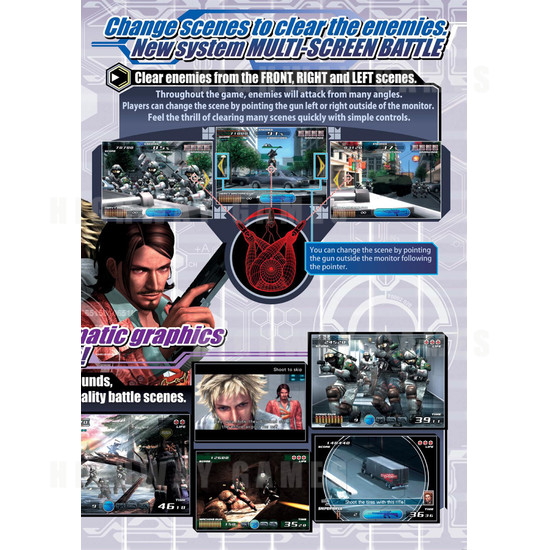 Time Crisis 4 SD Arcade Machine - Brochure Inside 01