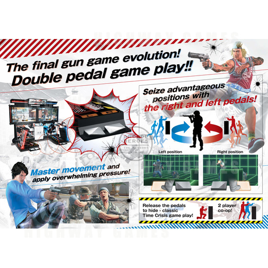 Time Crisis 5 DX Arcade Machine Time Crisis 5 DX Arcade Machine Brochure