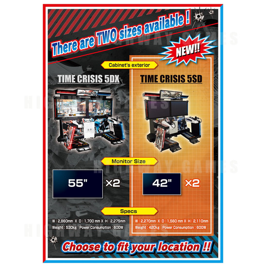 Time Crisis 5 SD Arcade Machine - TIME CRISIS 5 SD brochure 1.bmp