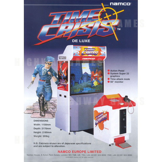 Time Crisis DX - Brochure Front