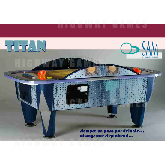 Titan Air Hockey - Brochure Front