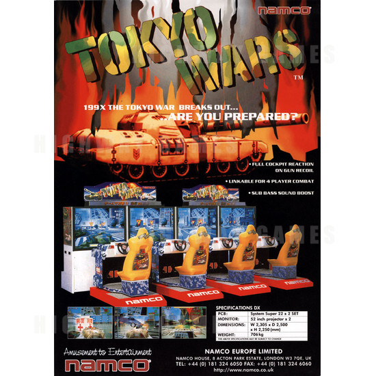 Tokyo Wars - Brochure