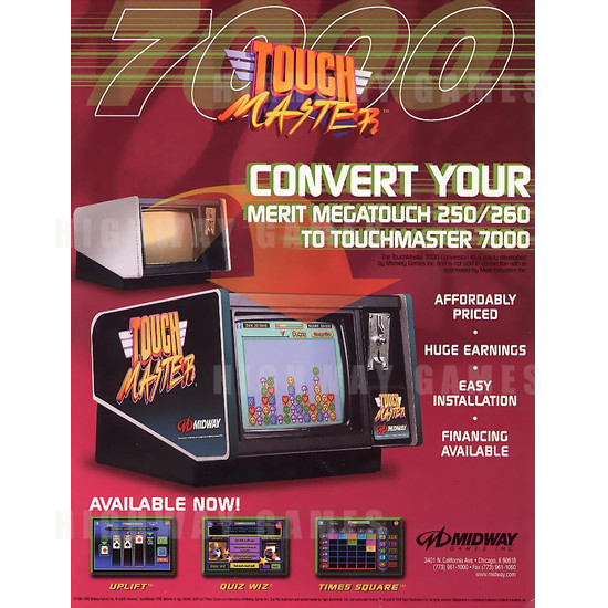 Touch Master 7000 - Brochure Front