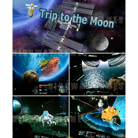 Orion 5D Attraction (4 Seat Model) - Trip to the Moon