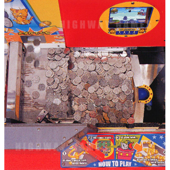 Treasure Fall Medal Machine - Token Tray