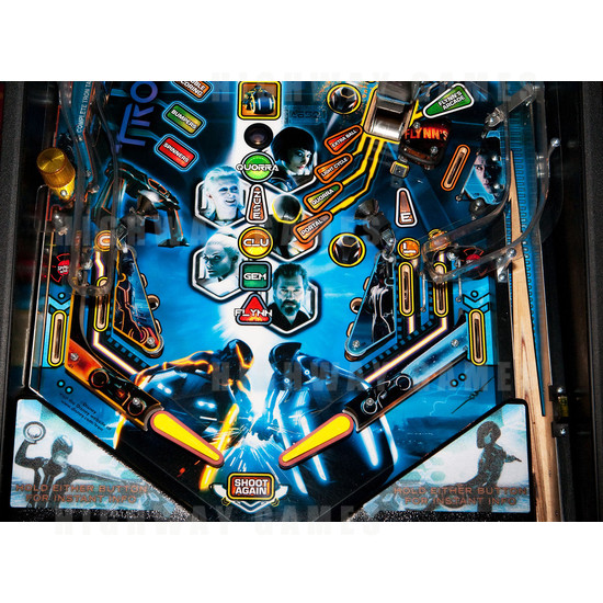 Tron Legacy Pinball Machine - Playfield - Bottom