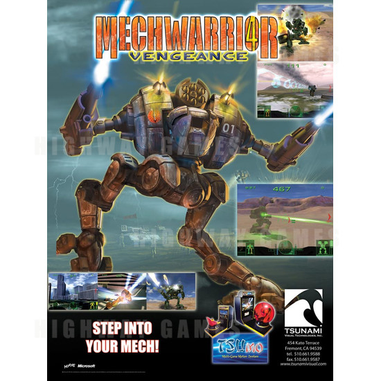 TsuMo (Tsunami Motion) - Mechwarrior 4 Brochure Front